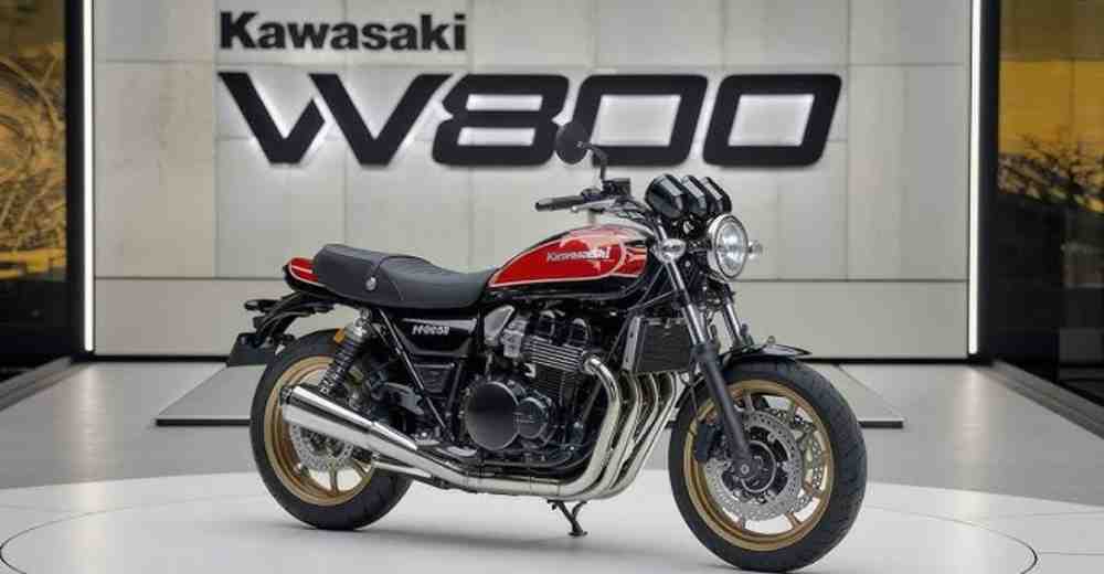 Kawasaki W800 2025 Launched – Timeless Design, Smooth Power & Modern Safety