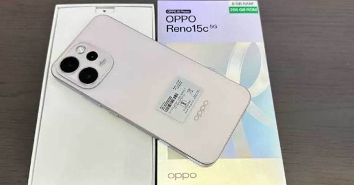 Oppo Reno 15C 5G Launched in India: 7000mAh Battery, 80W Charging, and Premium Design
